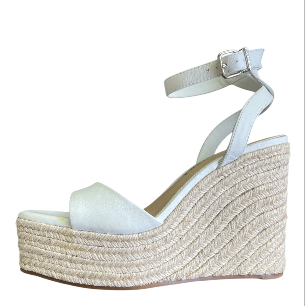 Women's White Wedge Sandals